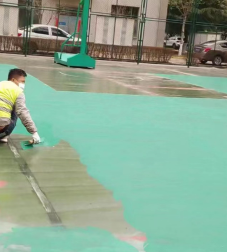 娄底球场地面翻新